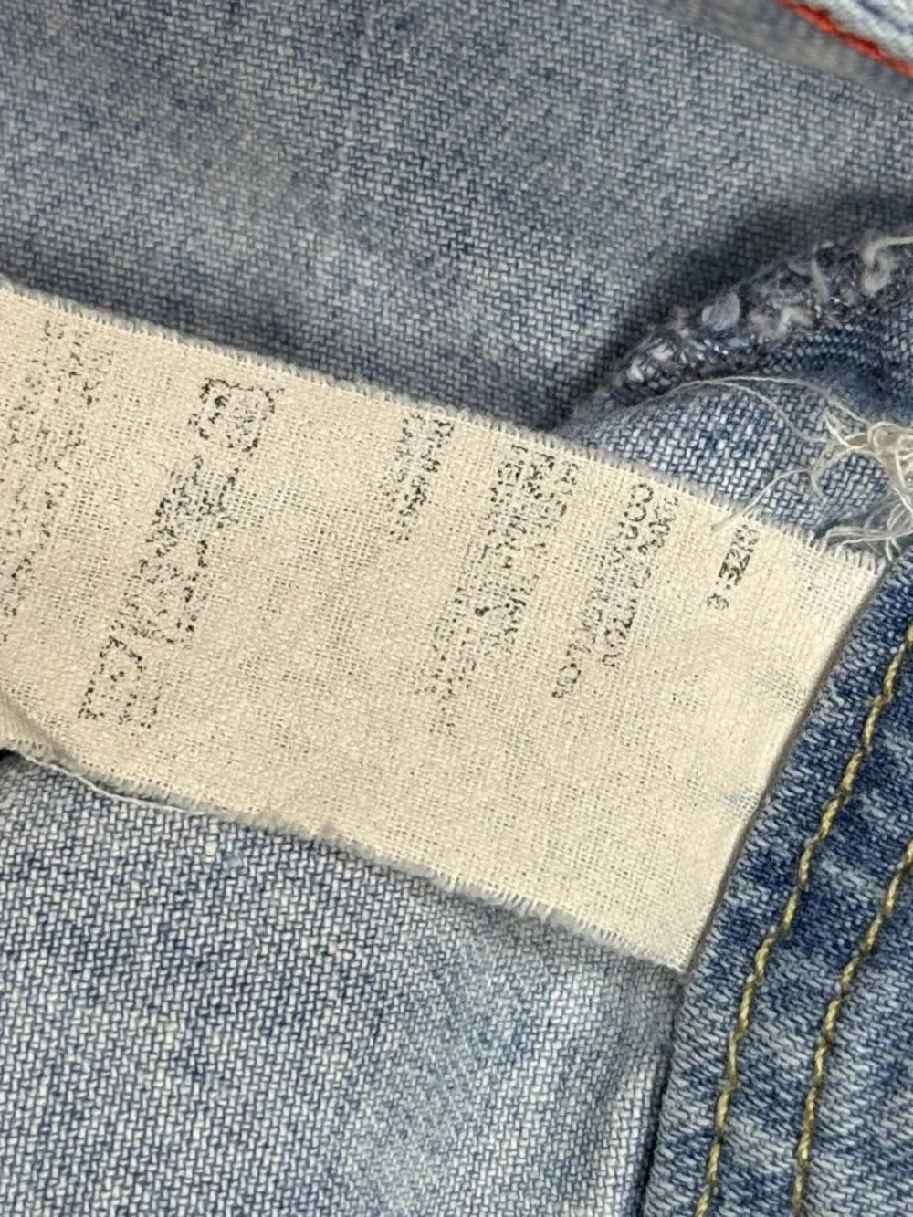 Y2K 2000s Tommy Hilfiger Low Rise Jorts Womens 6 Distressed Grunge Light Wash